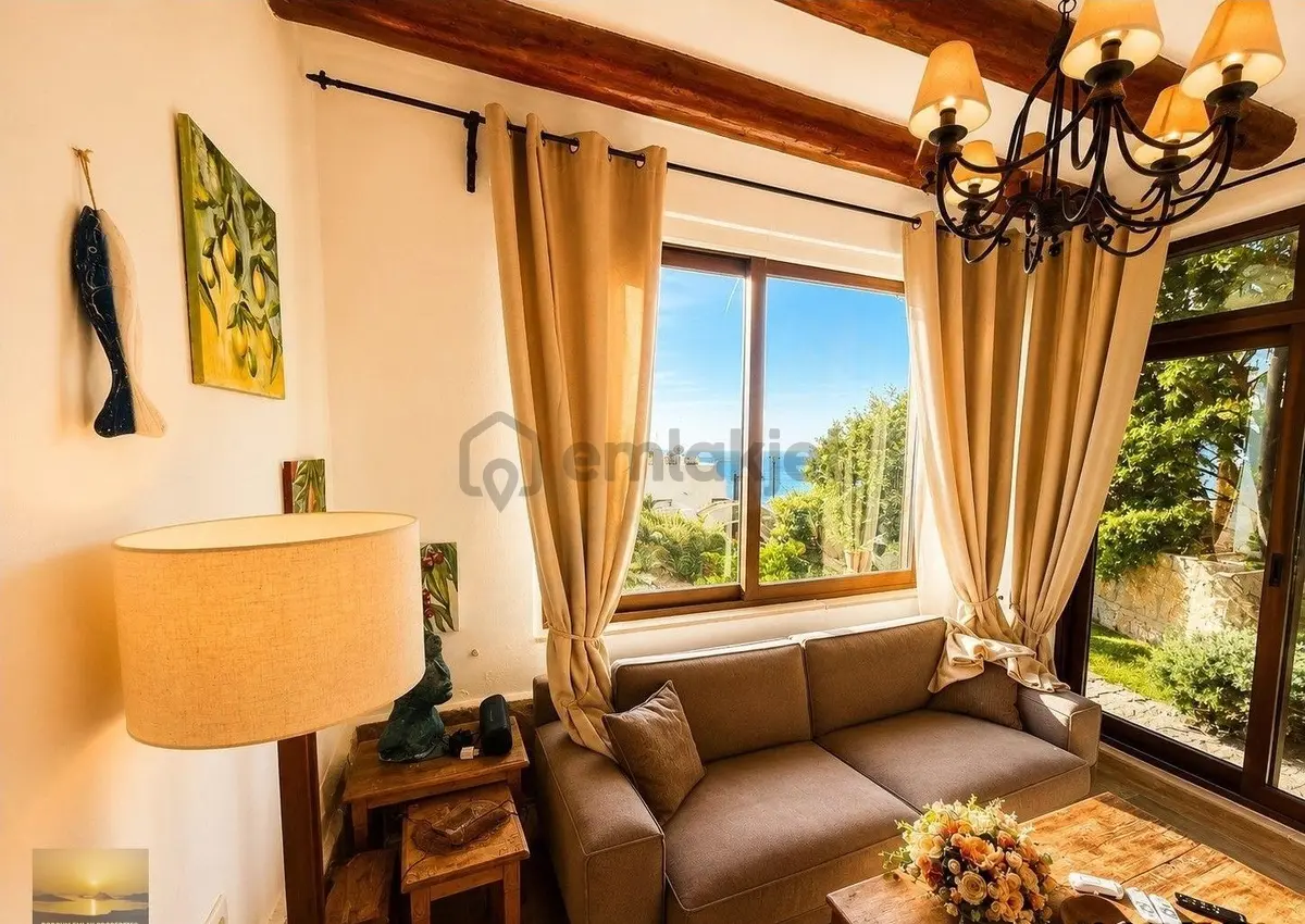 Bodrumda Satılık Villa Muhteşem Deniz Ve Günbatımı Manzaralı Ev - 22