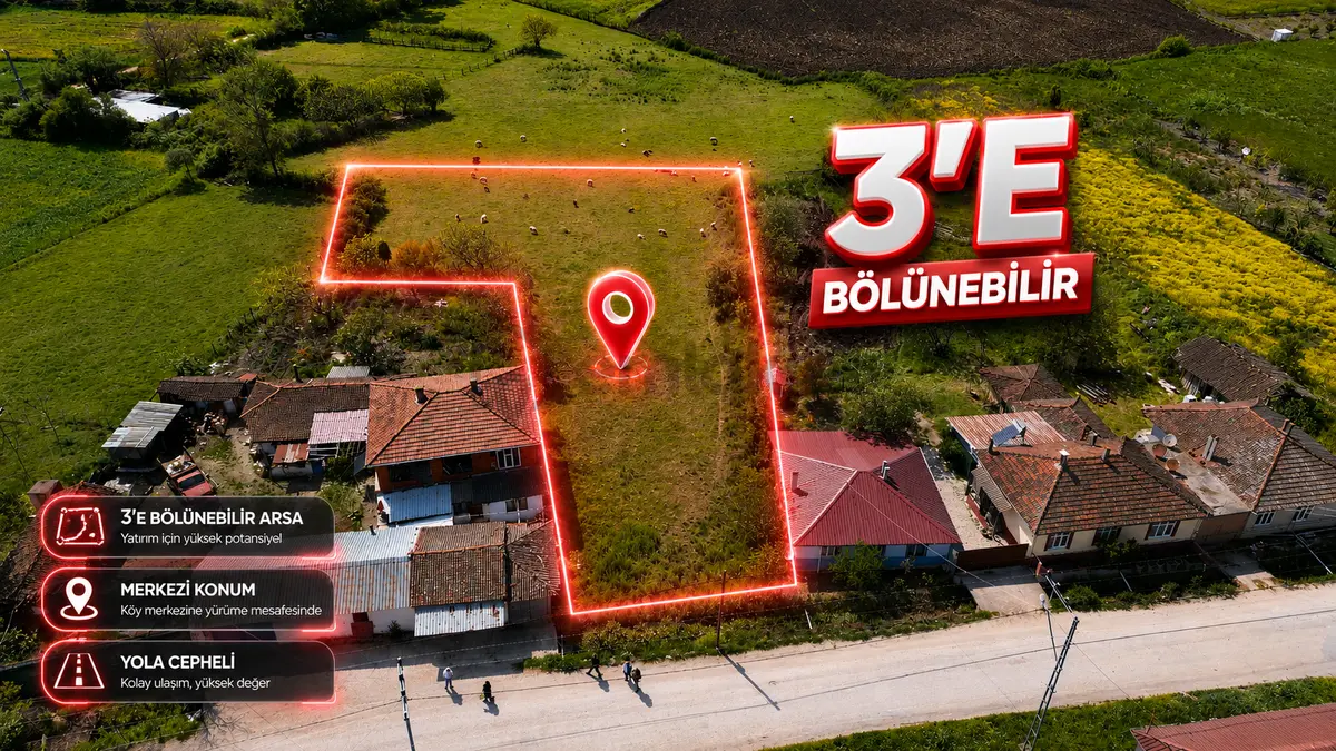 Biga Hacıköy’de 3’e Bölünebilir 1.998 M² Arsa - 5