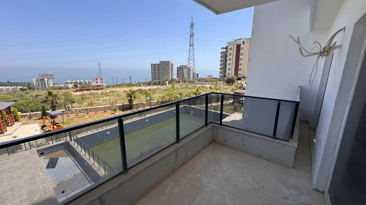 Ayaş'ta Deniz Manzaralı Satılık 1+1 Daire - 13