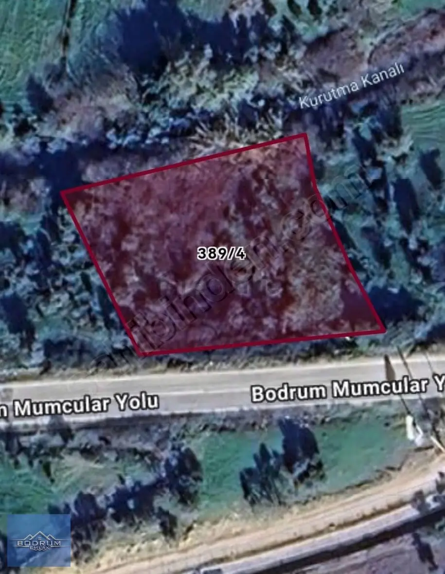 Bodrum Mumcular Asfalt Yola Sıfır 1.700m2 - 2