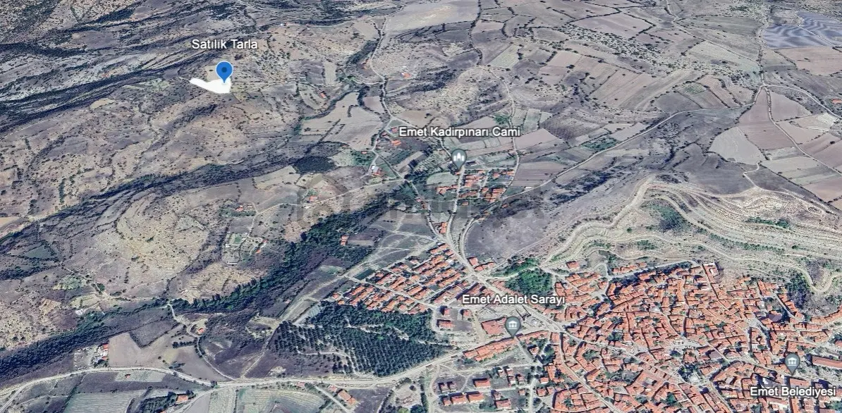 Kütahya Emet Dere Satılık Tarla Yatırmlık - 34