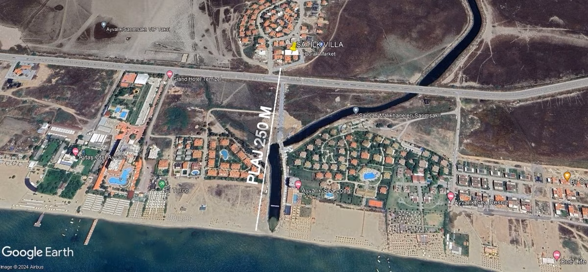 Ayvalık Sarımsaklı Denize Yakın 3+1 Satılık Dubleks Villa - 31