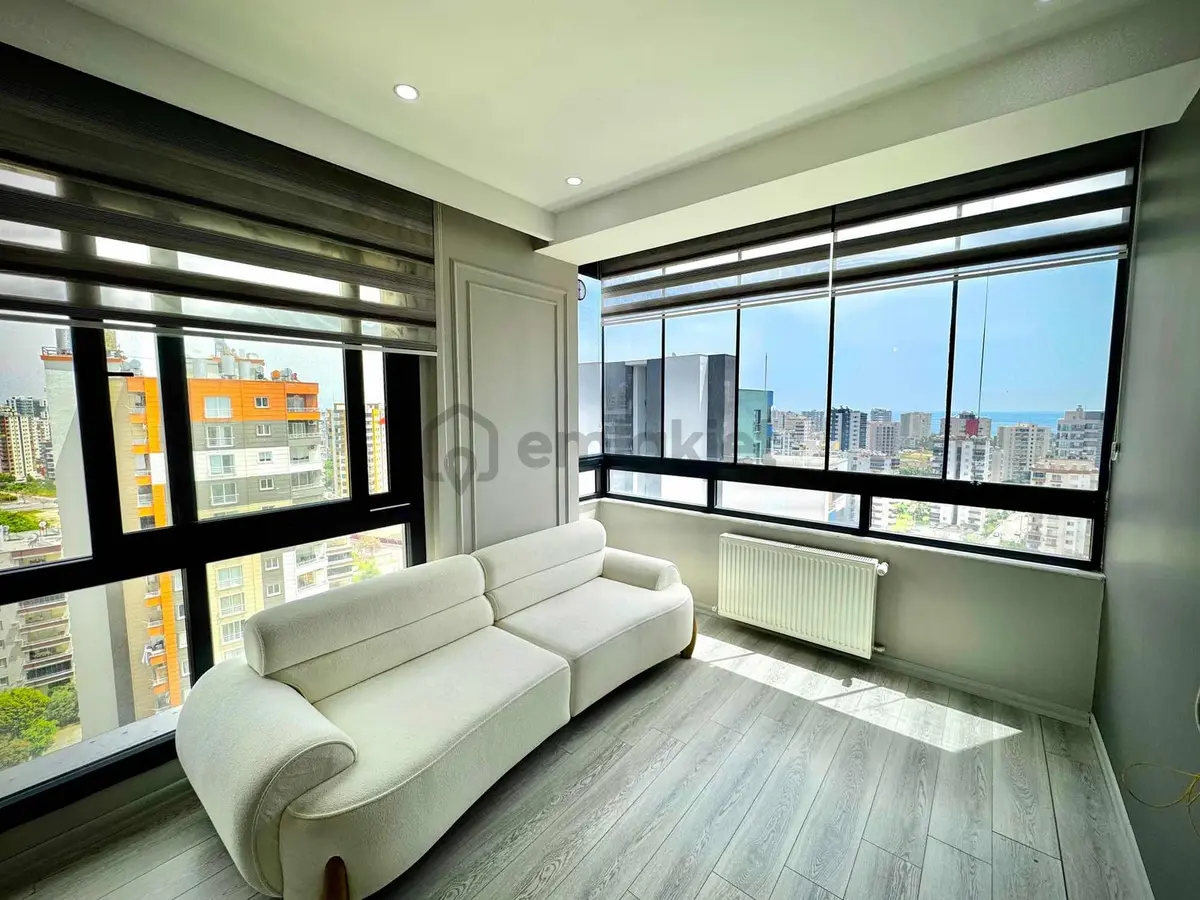 Deniz Manzaralı Lüks Eşyalı 2+1 Daire - 14