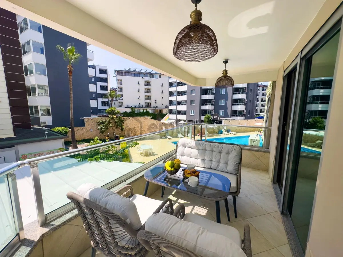 Alanya Obagölde 2+1 Denize 100 Metre, Mobilyalı Satılık Daire - 22