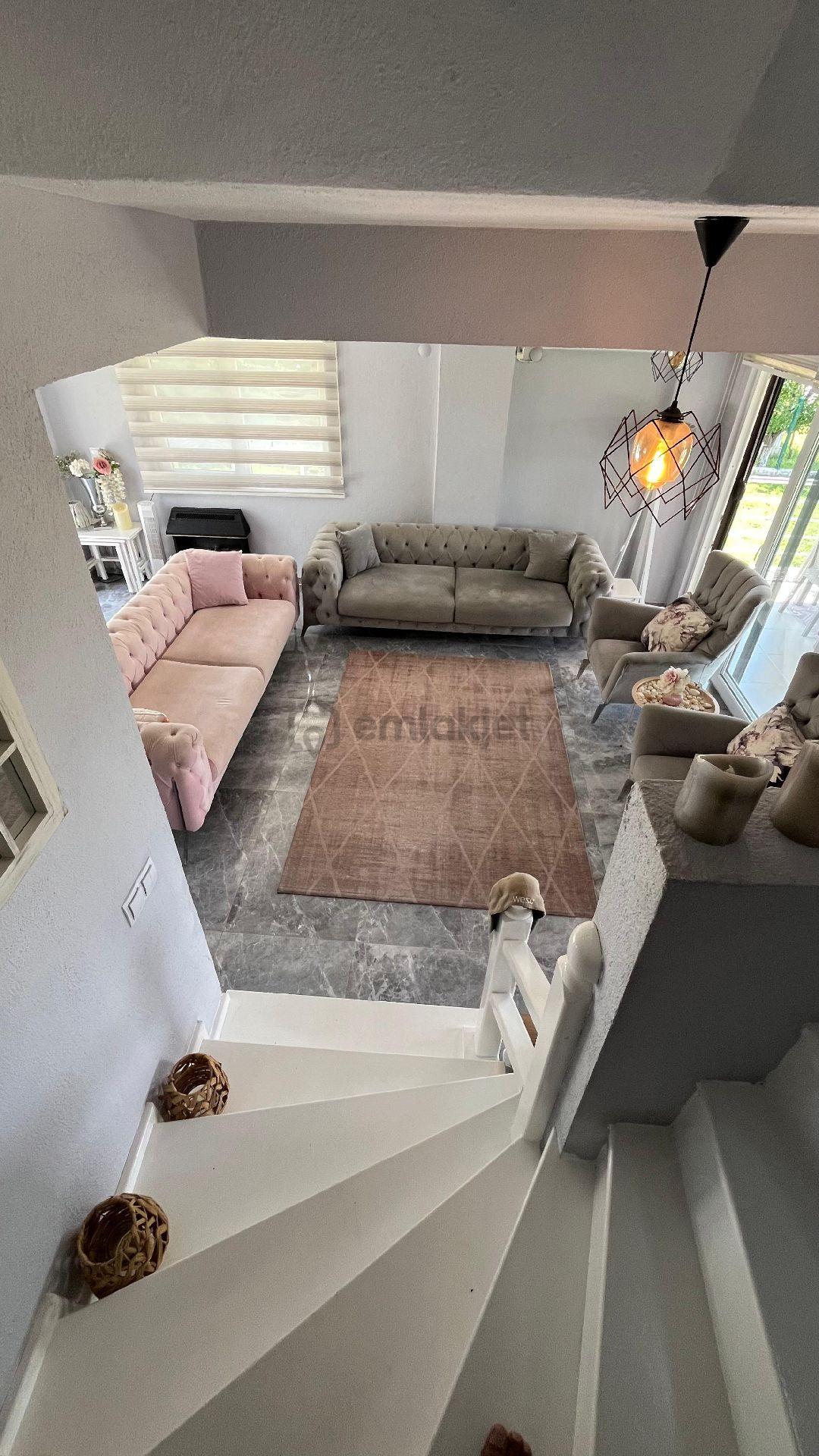 Eşsiz Doğa Panaromik Deniz Manzarası İle Süper, Eşyalı 4+1 Villa - 11