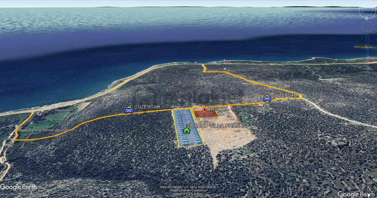 Kızkalesi'nde 5476 M2 Satılık Arsa - 4