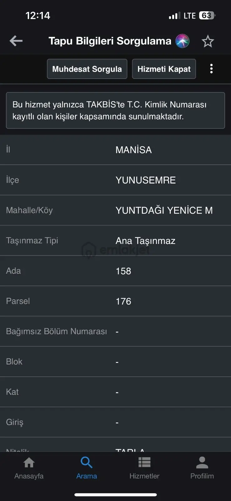 Yunusemre Dağyenice Mahallesinde Satılık Tarlalar - 8