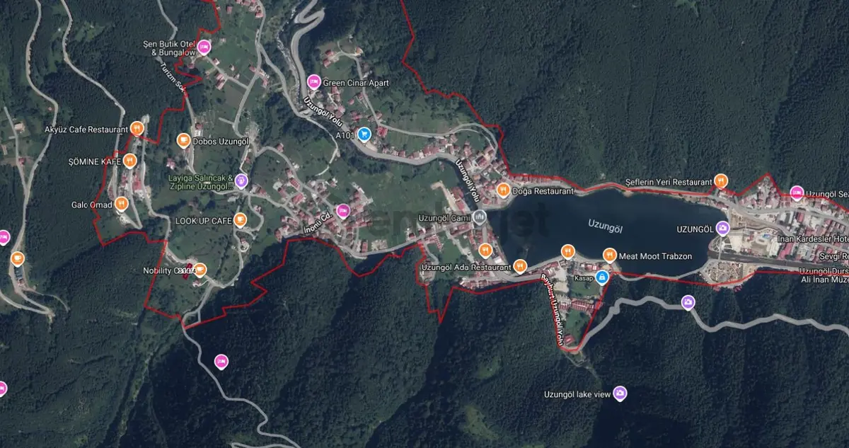 Trabzon Uzungölde Satılık 402 M2 Arazi - 4