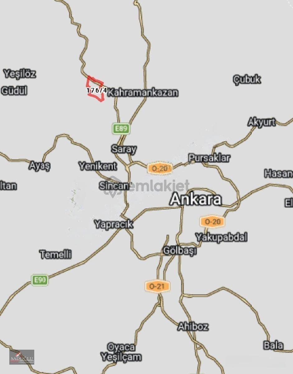 Ankara Ayaş Evci'de 517 M2 Satılık