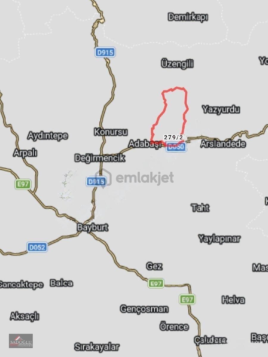 Bayburt Merkez Çayırözü'nde 1004 M2 Satılık - 5