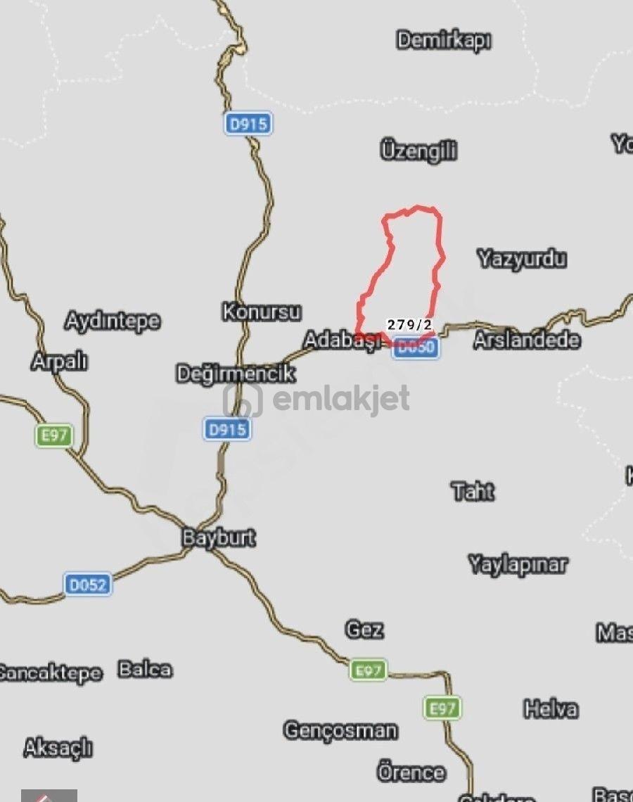 Bayburt Merkez Çayırözü'nde 1004 M2 Satılık - 5