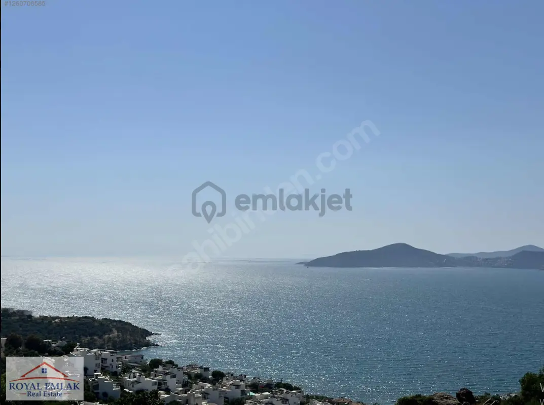Muğla Bodrum Güllük Satılık Full Deniz Manzaralı Daire