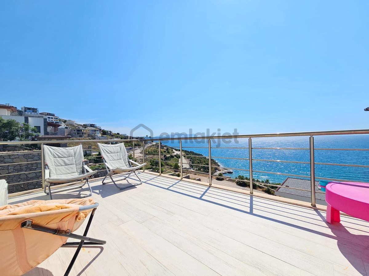 Muğla Bodrum Deniz Manzaralı Satılık Villa - 19
