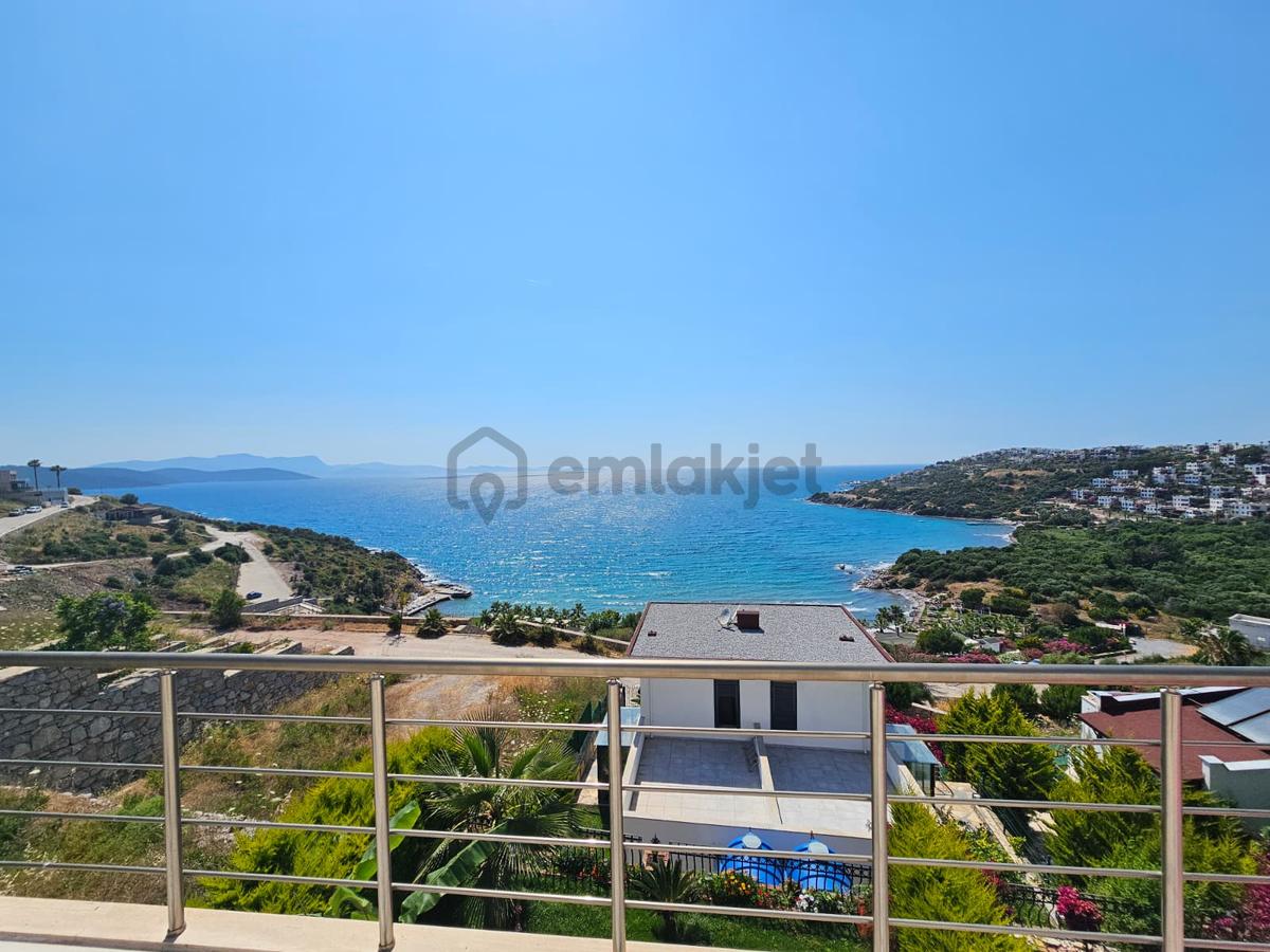 Muğla Bodrum Deniz Manzaralı Satılık Villa - 17