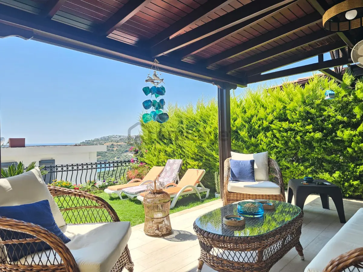 Muğla Bodrum Deniz Manzaralı Satılık Villa - 11