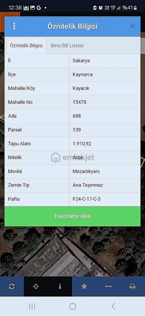 Sakarya Kaynarca Arsa İmarlı Su,yol,elektrik Var - 7