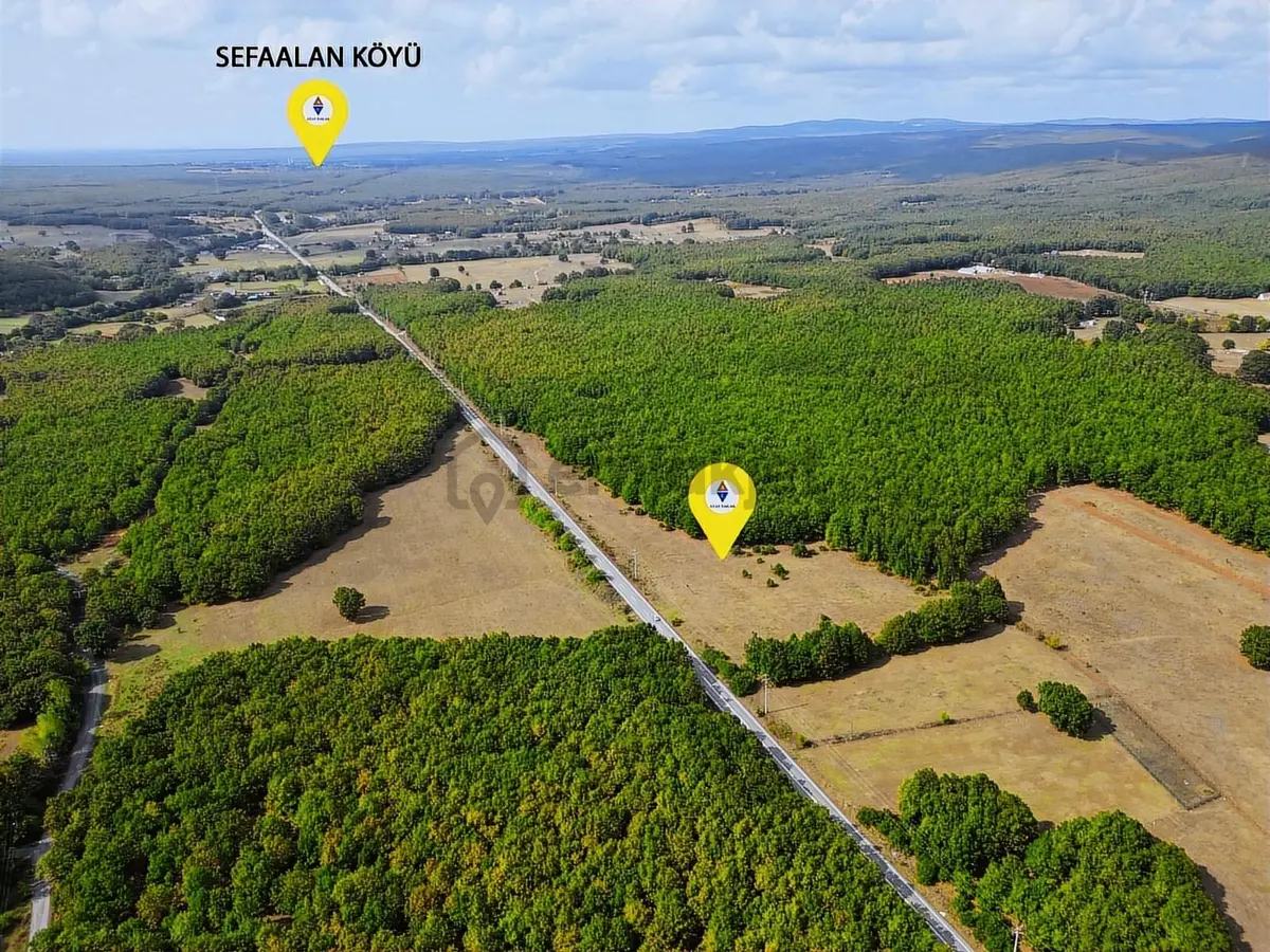 Binkılıç'da 12.899m² Tek Tapu Yola Cephe Satılık - 2