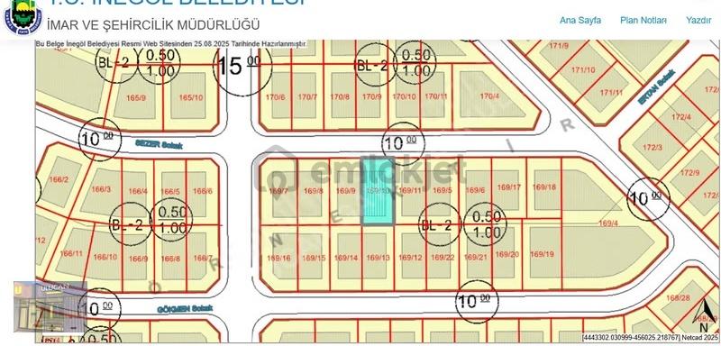 Ulucan'dan İnegöl Karalar'da Satılık Arsa - 2