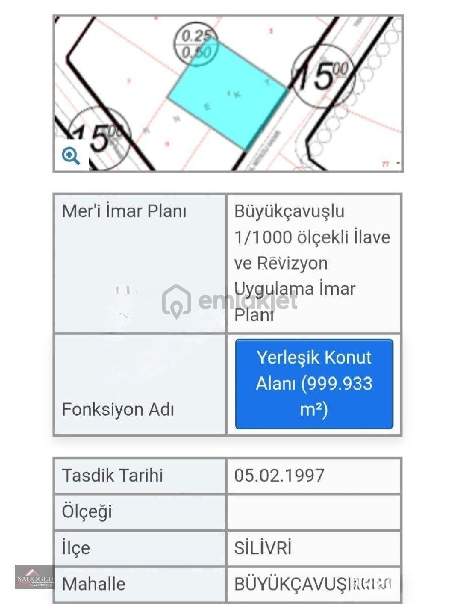 Silivri Büyükçavuşlu'da 1000 M2 Satılık Arsa - 8