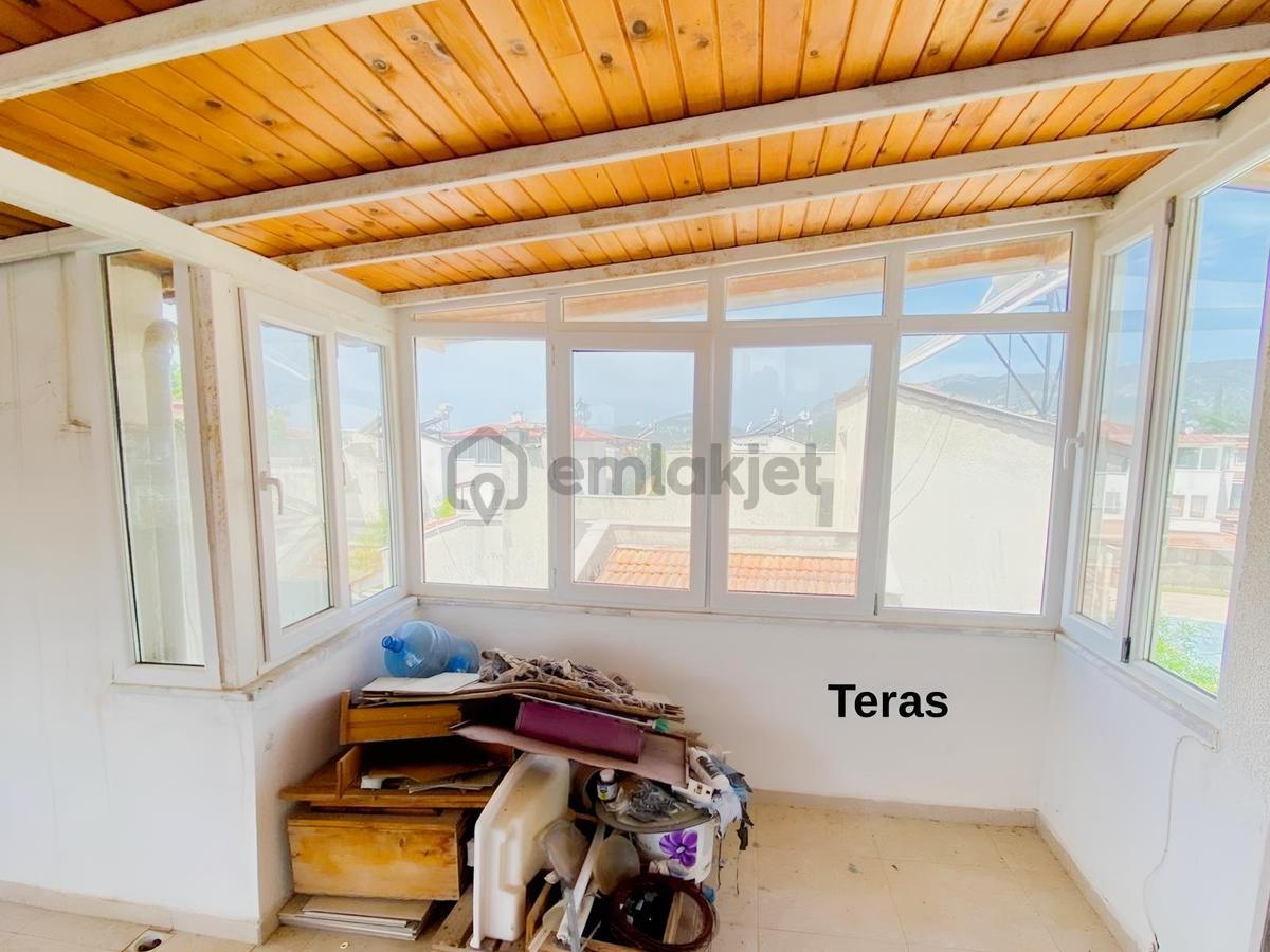 Sarıgerme'de Özel Plajlı Villa, Sosyal Tesisli Sitede - 31