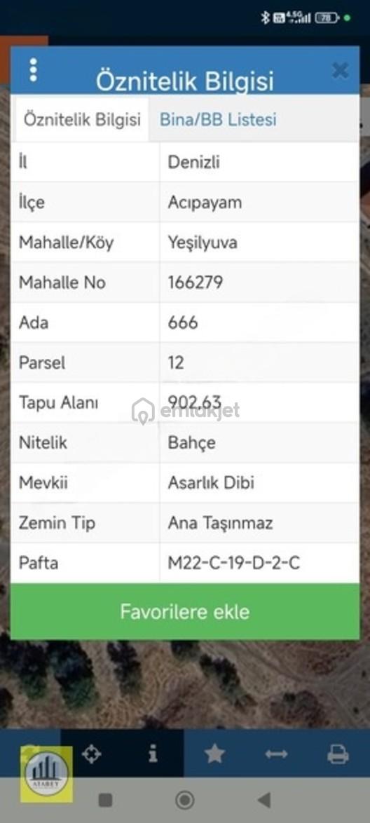 Denizli Acıpayam Yeşilyuva Satılık Konut İmarlı Arsa - 7