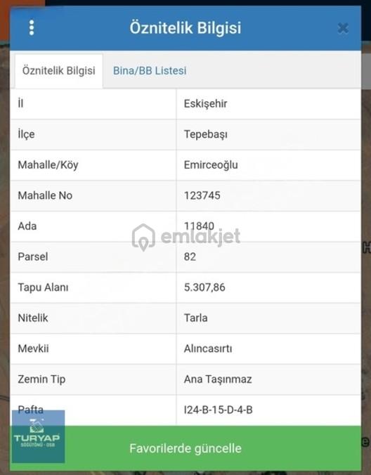 Turyap Osb'den Emirceoğlu'nda Satılık Tarla - 2