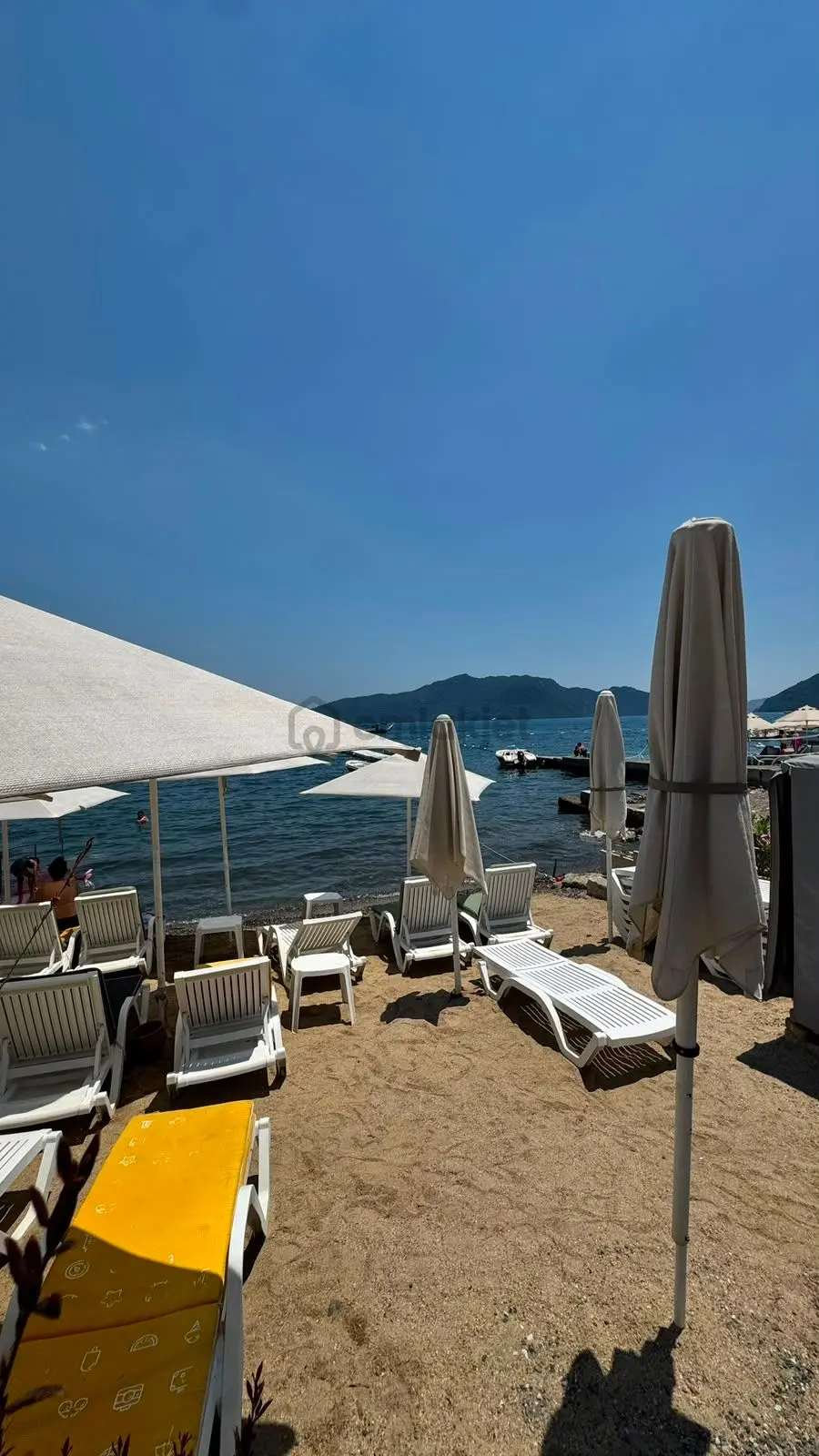 Marmaris Sitelerde Kendine Ait Plajı Olan Satılık Stüdyo Daire