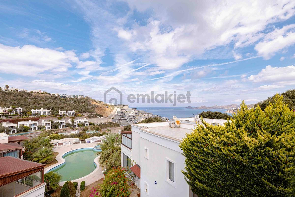 Gümüşlük Jasmine Residence'da! 80 M² Özel Teraslı, Şömineli 2+1 - 9