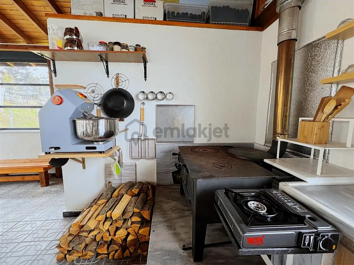 Haçka Yaylasında Satılık Özel Yapım Muhteşem Villa Ve Arsa - 12