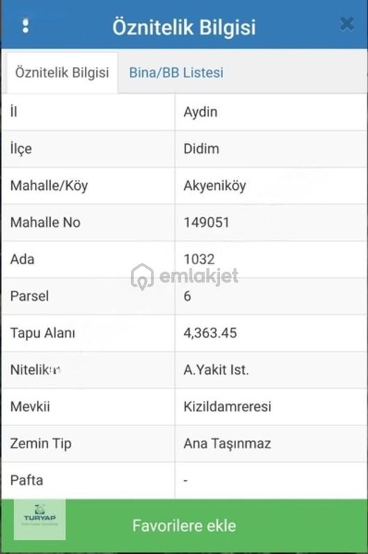 Bodrum Yolunda Akaryakıt İstasyonu Arsası - 5
