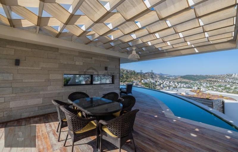 Gündoğan'da Deniz Manzaralı, Lüks Kiralık Villa - 21