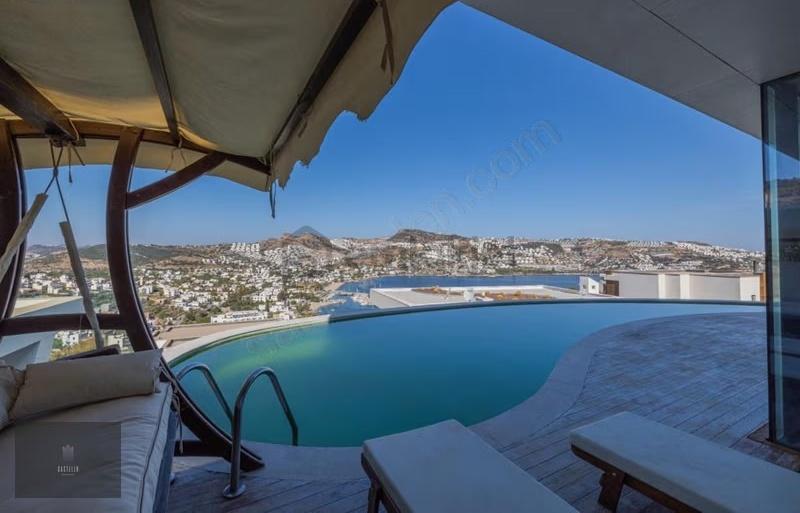 Gündoğan'da Deniz Manzaralı, Lüks Kiralık Villa - 28