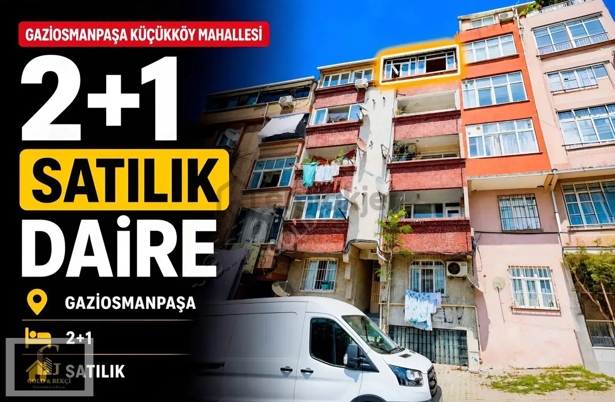 Gaziosmanpaşa Küçükköy'de Satılık 2+1 Daire - Yatırımlık Fırsat!