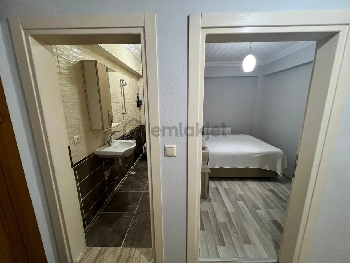 Denize Yürüme Mesafesinde Full Eşyalı Klimalı Kiralık Daire - 12