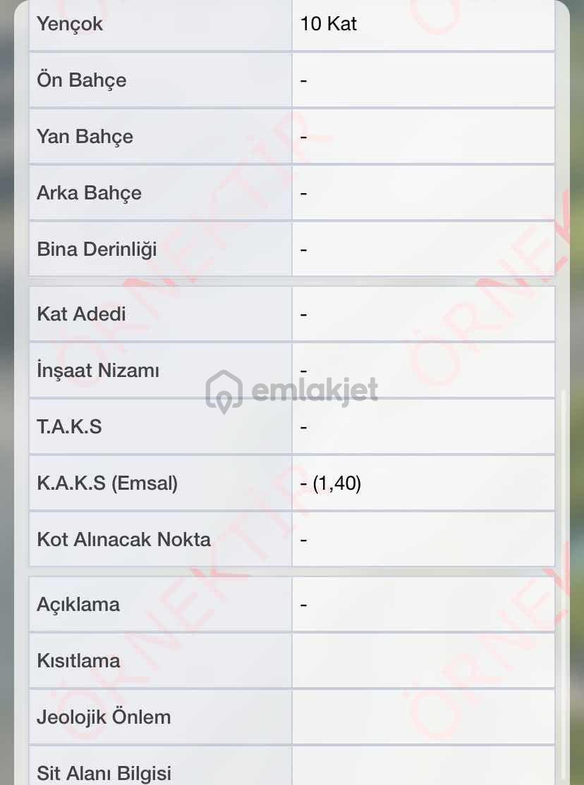 Ticari + Konut 10 Kat'a İmarlı 471 M2 Satılık Hisse - 3