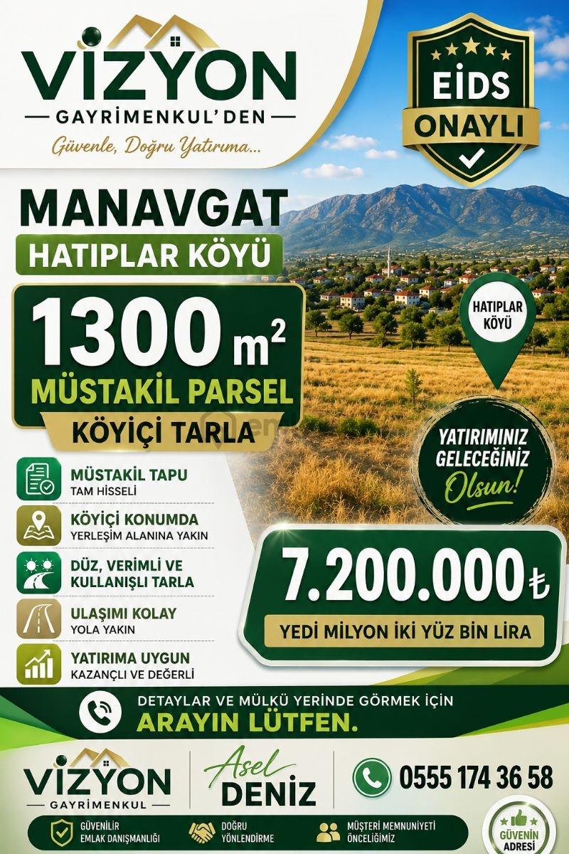 Manavgat Hatıplar Köyiçi Satılık Tarla - 3