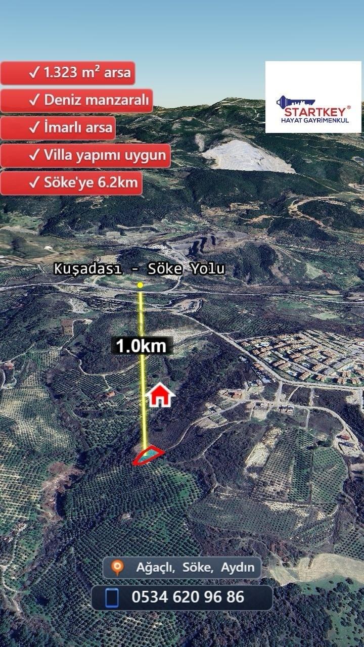 Sökede Deniz Manzaralı Satılık İmarlı Arsa - 5