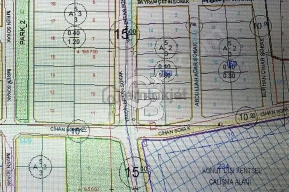 Aydın Germencik Ortaklarda 3 Kat İmarlı 327 M2 Arsa - 3