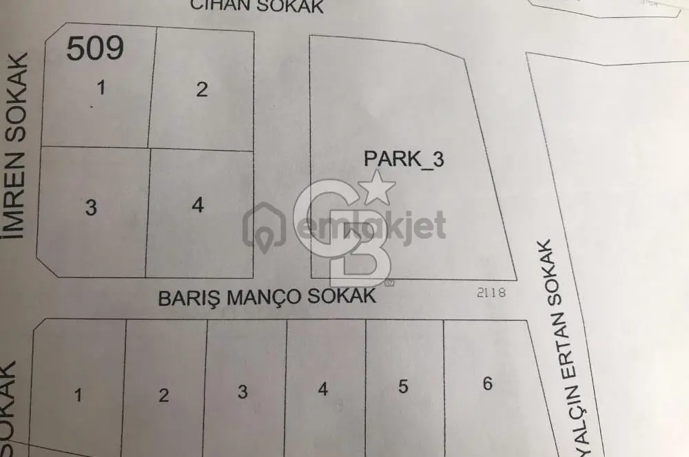 Aydın Germencik Ortaklarda 3 Kat İmarlı 327 M2 Arsa - 2