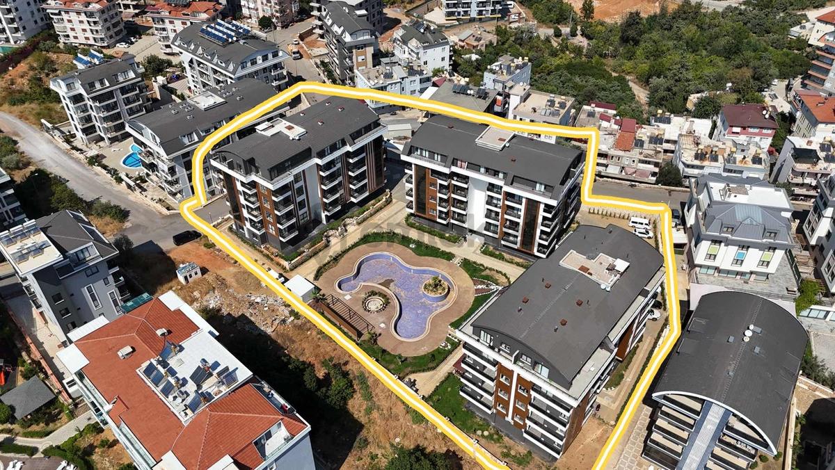 Alanya Oba'da Sıfır 1+1 Kiralık Daire