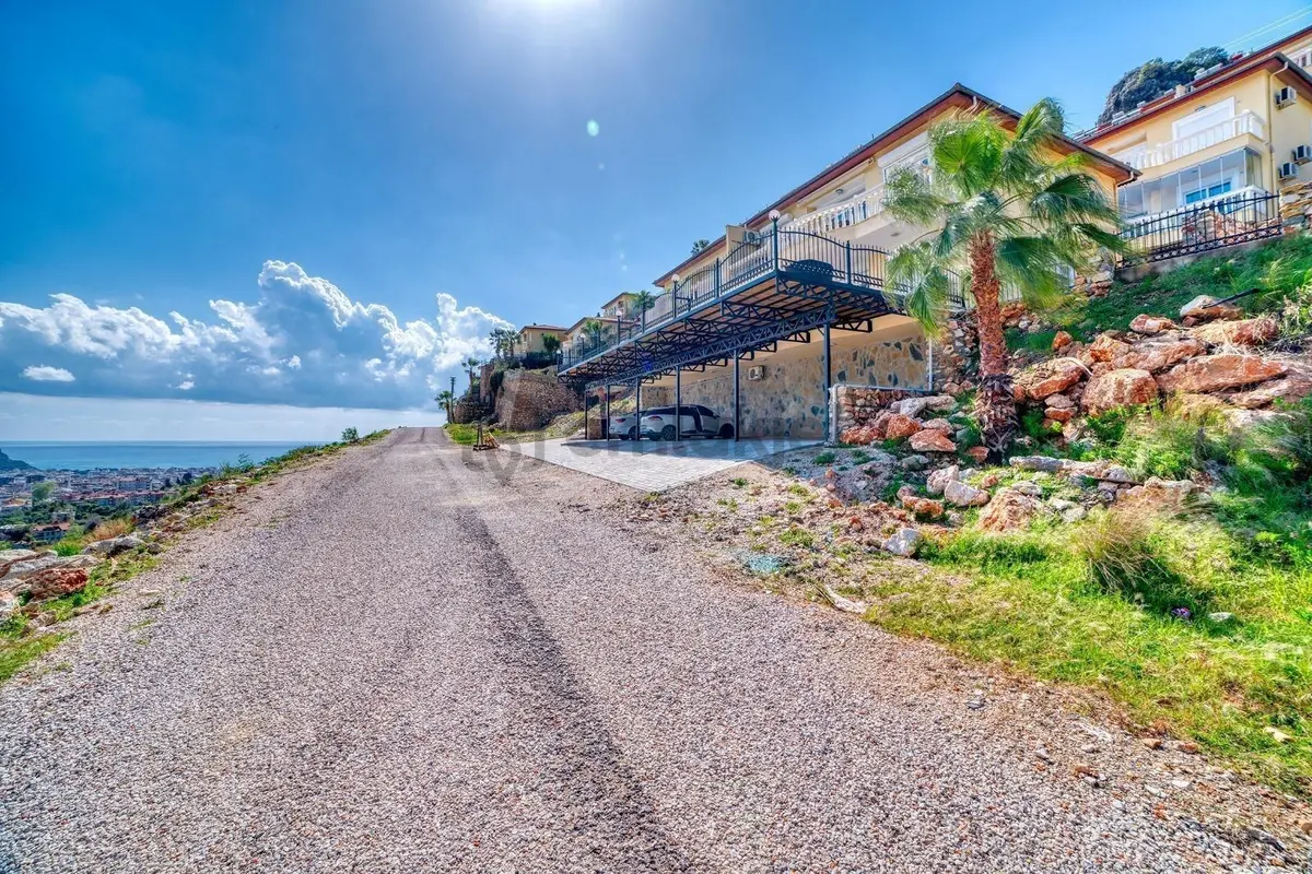 Alanya Tepe’de Satılık 3+1 Deniz Manzaralı, Full Eşyalı Daire – İkametgaha Uygun! - 29