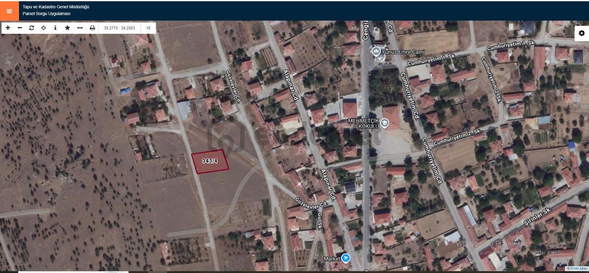 Global'den İlçe Manzaralı-920 M2-köşe Başı-konut İmarlı Satılık Arsa - 2