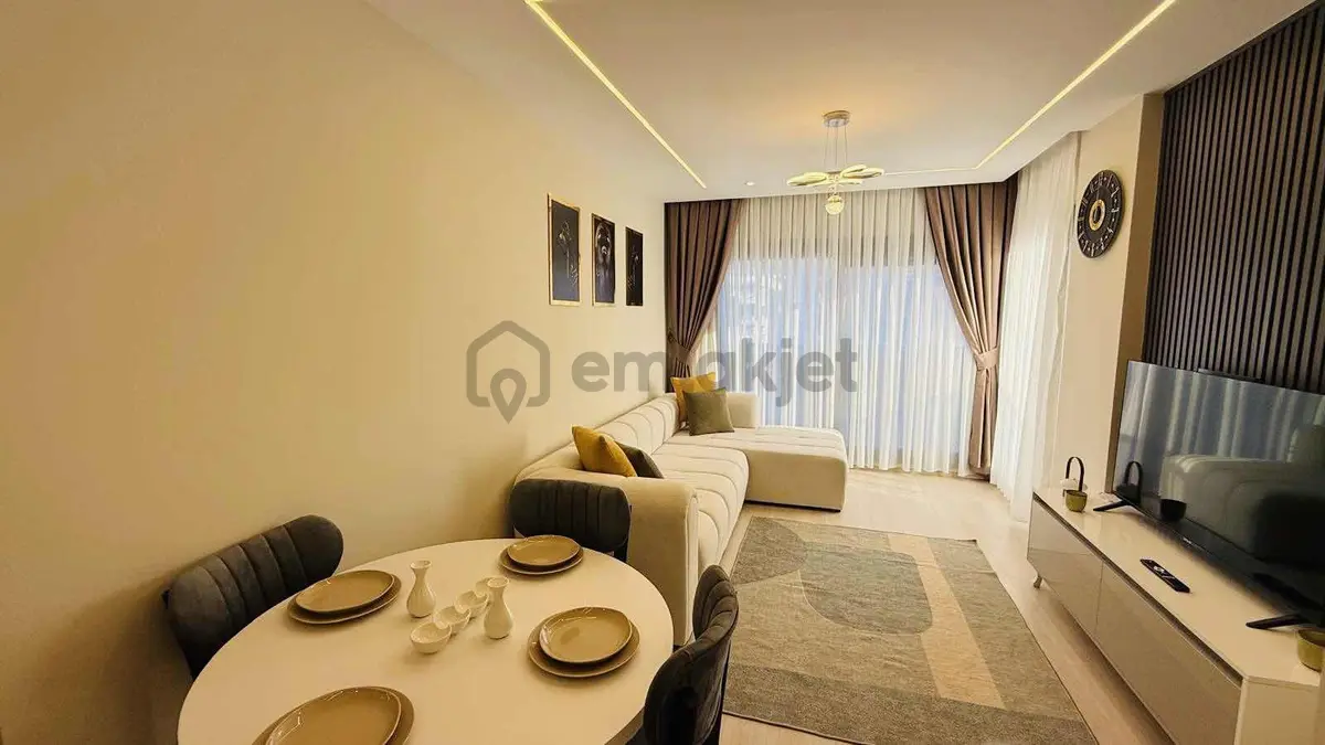 Kuşadası Davutlarda Satılık Eşyalı 1+1 Daire - 18