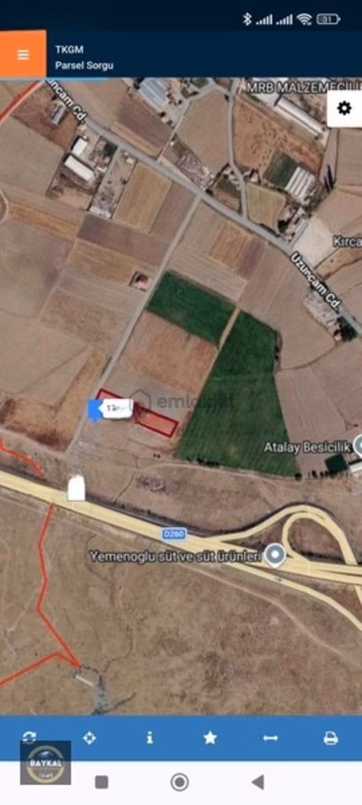 Buğdaylı Da (horsana) Çevre Yolu Dibinde İmara Yakın Tarla