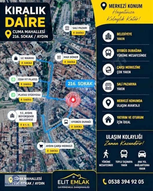 2+0 Cuma Mahallesi Eşyalı Kiralık Ara Kat Daire - 7