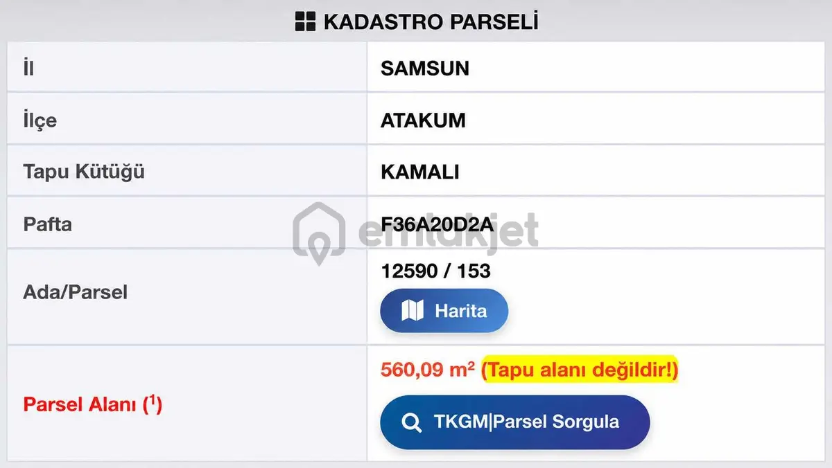 Remax Serhat/atakum/kamalı/tek Tapu/satılık Arsa - 4