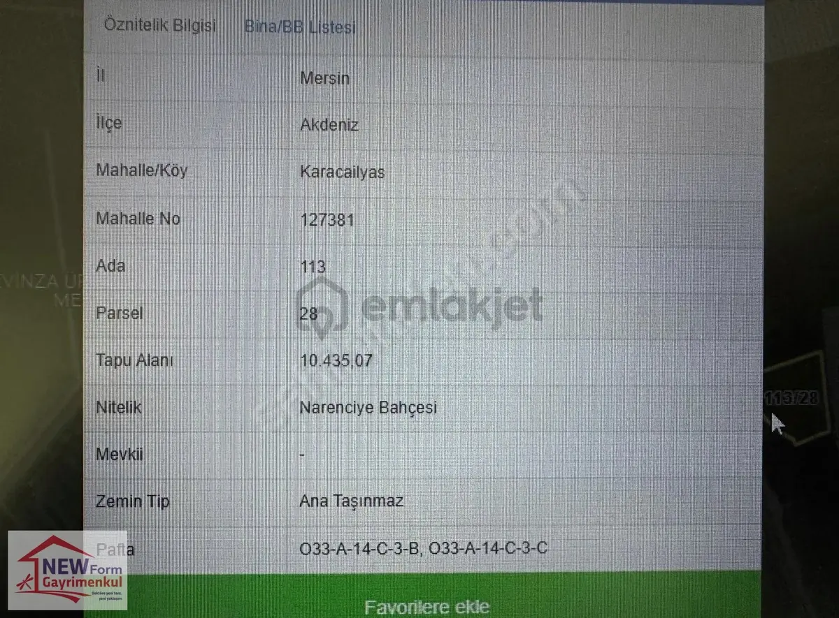 New Form Dan Karacailyas 'da Kiralık 10.500m2 Tarla - 4