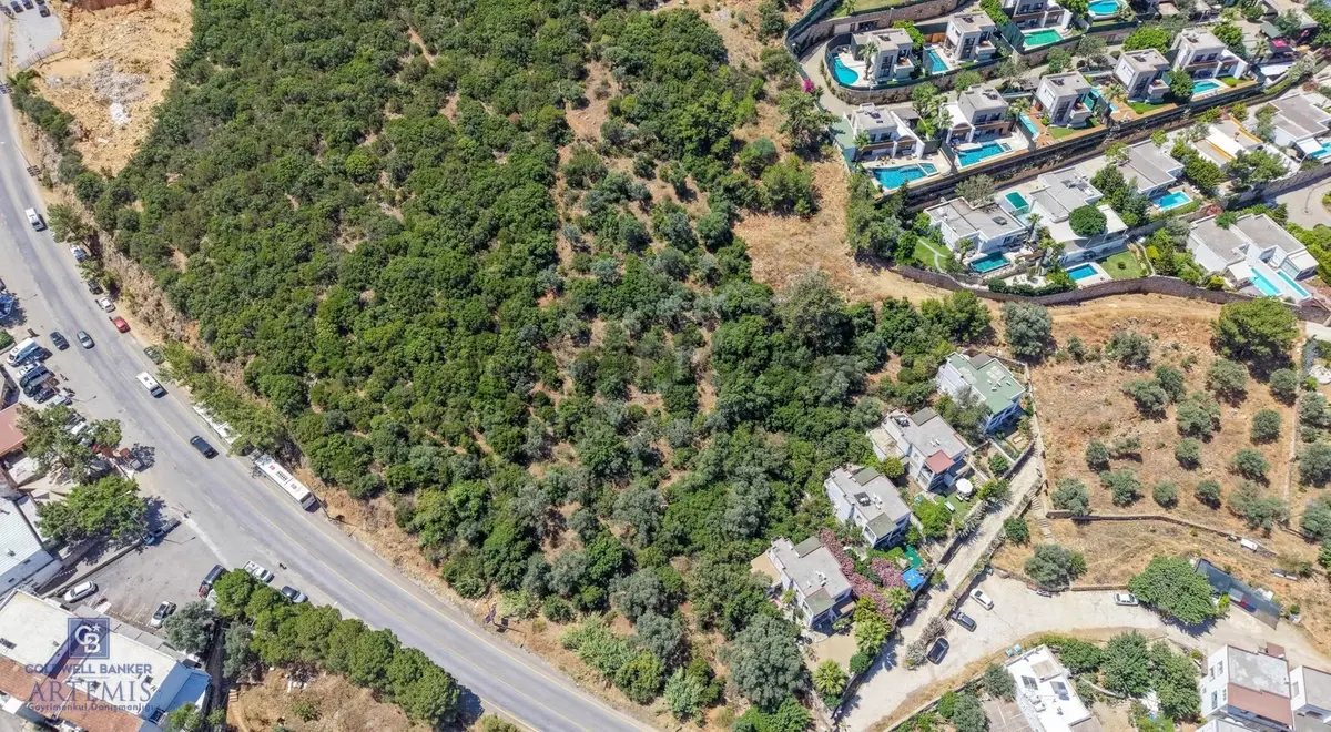 Bodrum Torba Deniz Manzaralı Satılık Konut İmarlı Arsa - 31