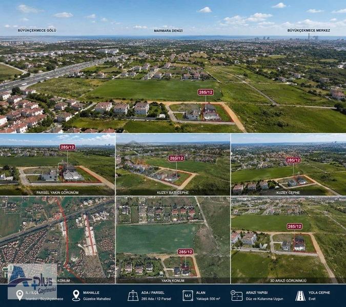 Büyükçekmece Güzelcede Villa İmarlı 504 M2 Satılık Arsa - 3
