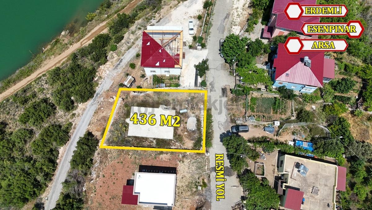 Esenpınar Gölet Manzaralı 436m2 Denize 15 Km Mesafede